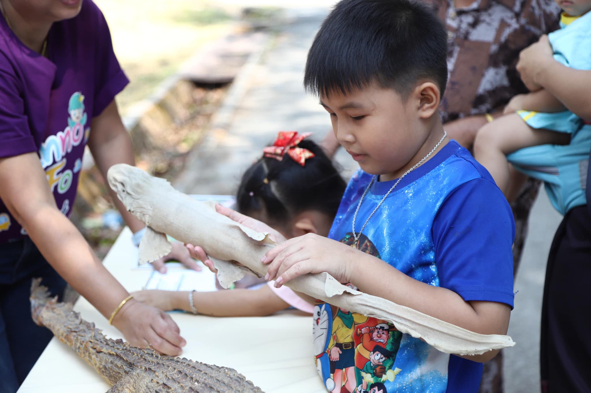 กิจกรรมบริการวิชาการ วิธีการรักษาสภาพสัตว์น้ำ (Staff)