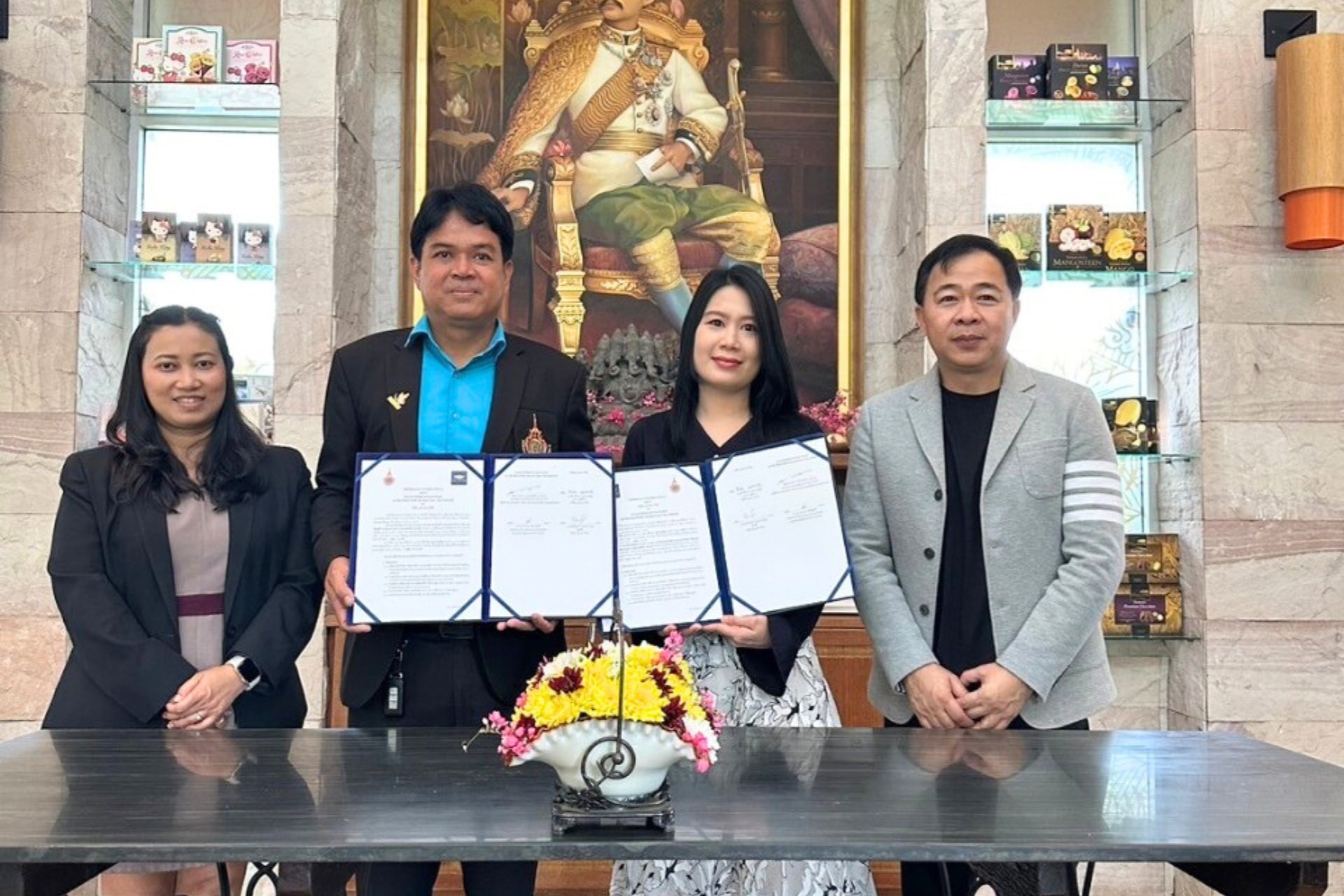 การทำบันทึกข้อตกลงความร่วมมือทางวิชาการ