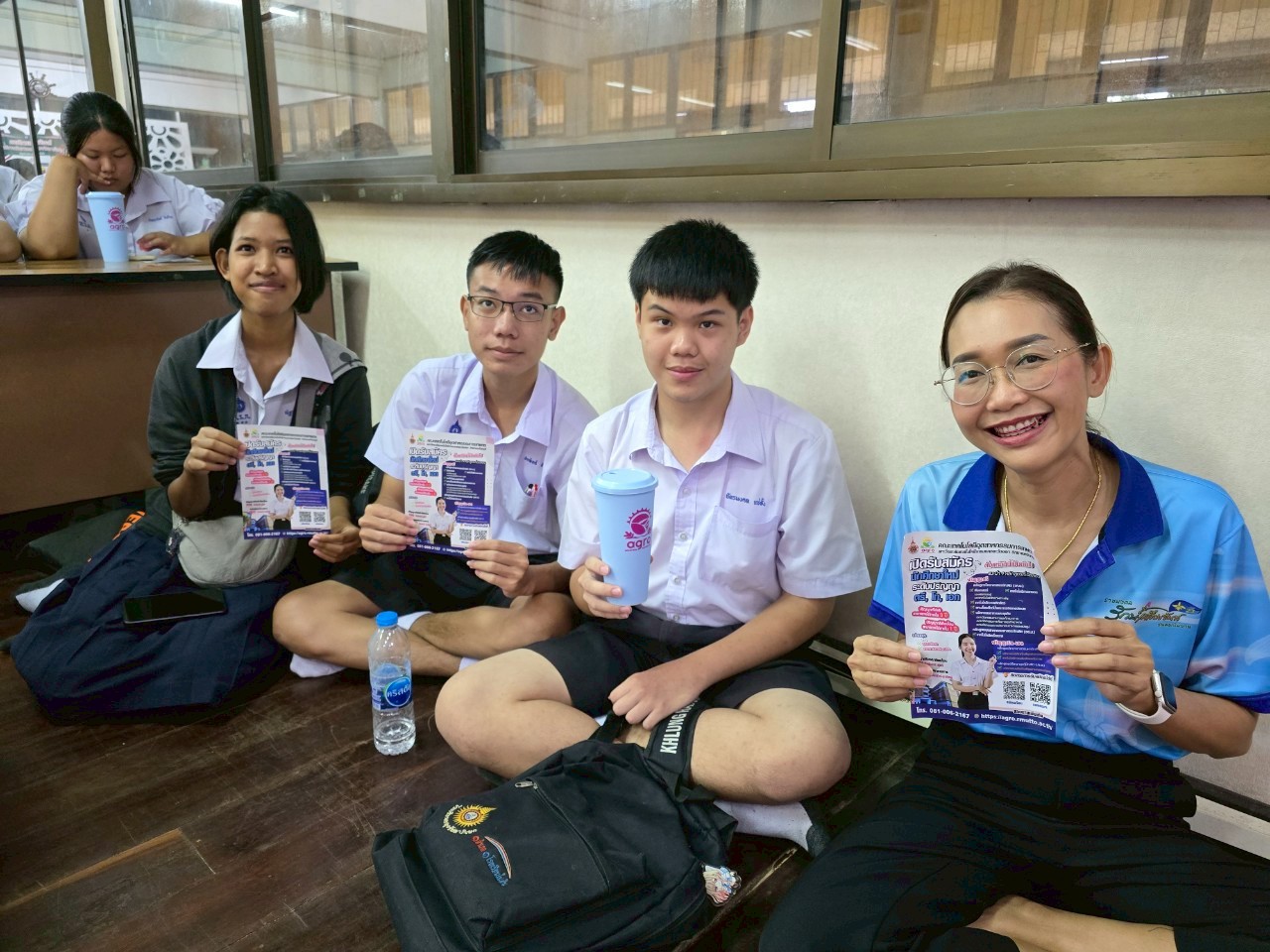 แนะแนวการศึกษาต่อและประชาสัมพันธ์หลักสูตรให้กับนักเรียนโรงเรียนขลุงรัชดาภิเษก จังหวัดจันทบุรี