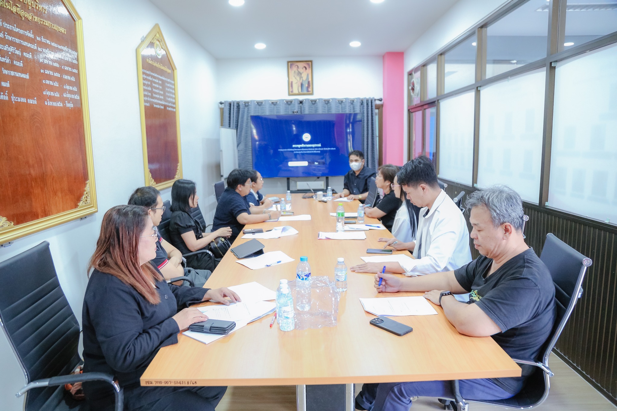 ประชุมคณะกรรมการแผนกบริการวิชาการและถ่ายทอดเทคโนโลยี คณะเทคโนโลยีอุตสาหกรรมการเกษตร