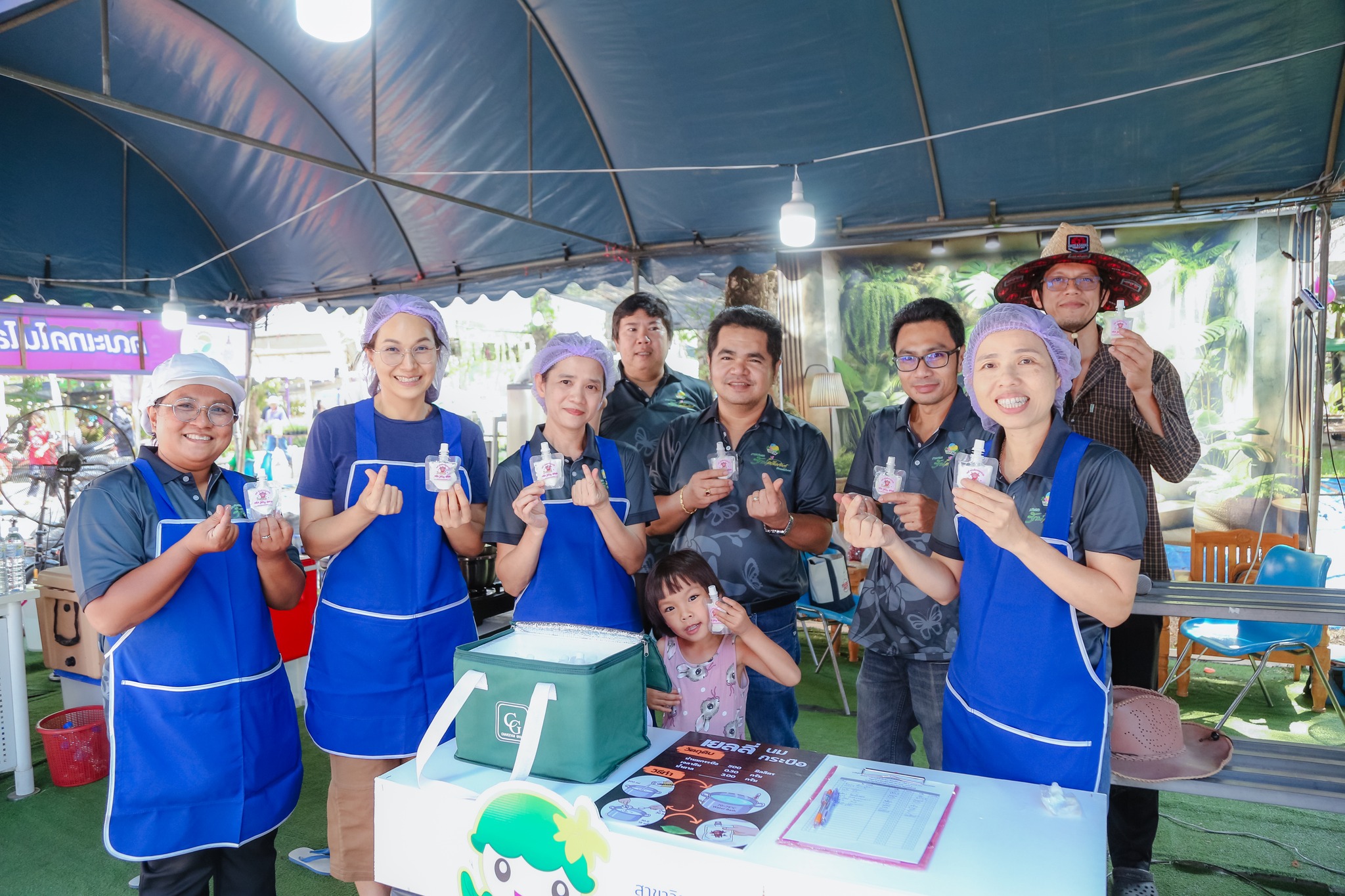 เจลลี่พร้อมดื่มจากนมกระบือ