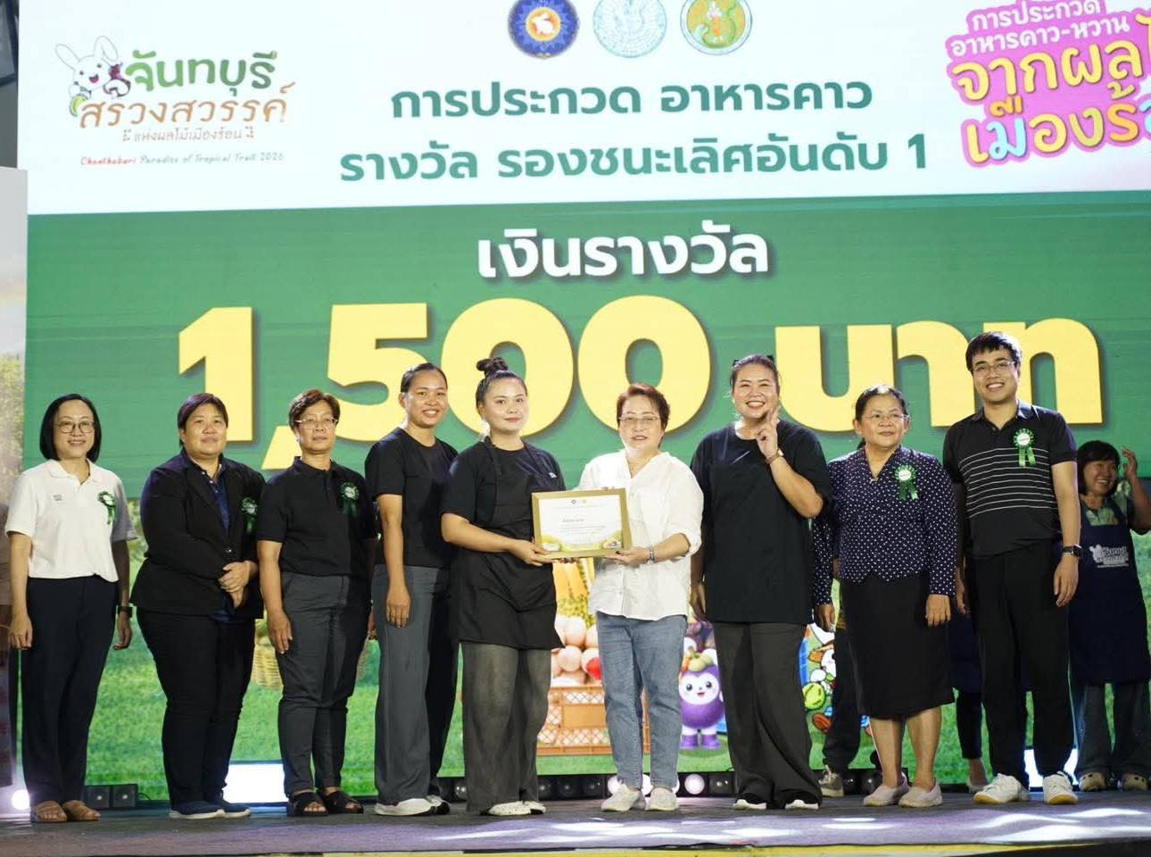 ขอแสดงความยินดี กับนักศึกษาของสาขาวิชาฯ กับผลงานการแข่งขัน “การประกวดอาหารคาว-หวาน จากผลไม้เมืองร้อน”
